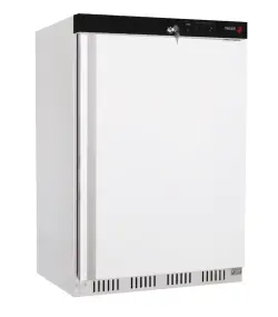 Vit epoxy lackad frysskåp - 125L