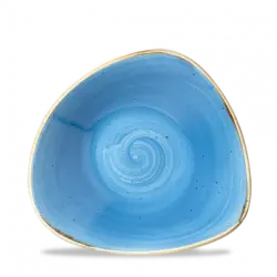 Churchill Stonecast Cornflower Blue Triangular Bowl 18,2cm