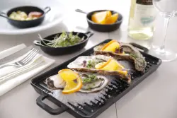 Round pan Little Chef - 150x115x37 mm black melamine