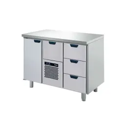 Kylbänk Porkka med 4 lådor och 1 dörr - 1260x650