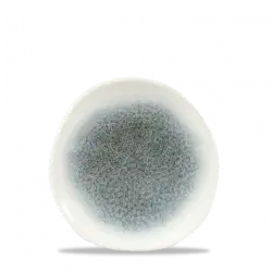 Churchill Raku Topaz Blue Round Trace Tallrik 18,6cm