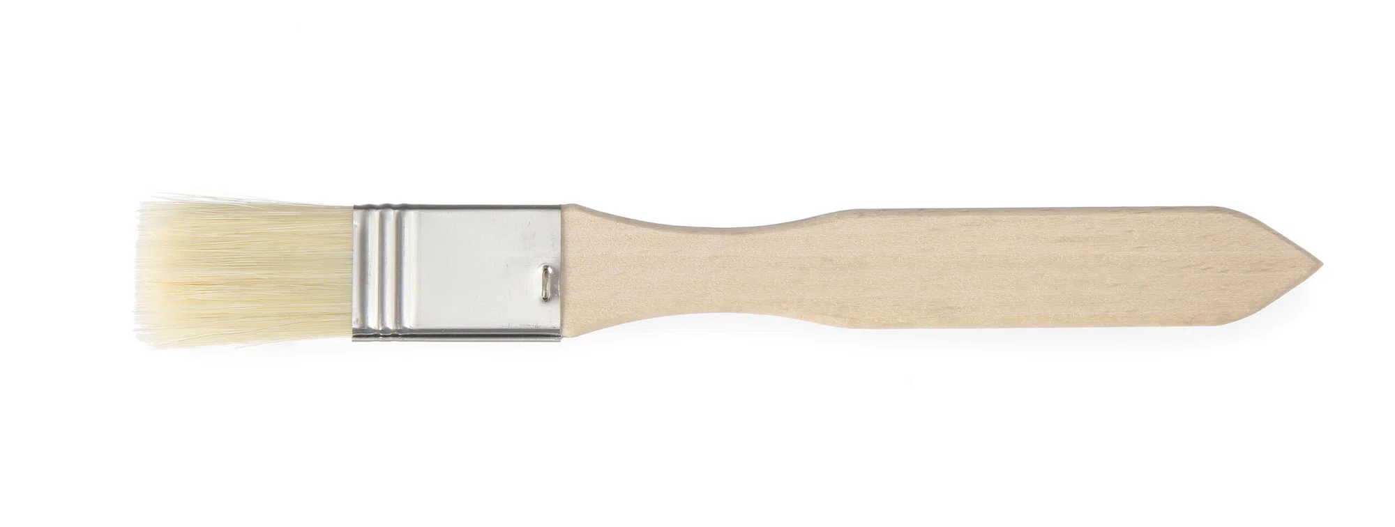 Bakpensel, platt med trähandtag från Hendi.