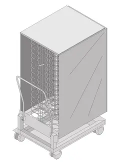 Thermocover för gejdervagn och tallriksvagn - Rational 20-1/1