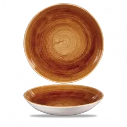 Churchill Stonecast Patina Vintage Copper Evolve Djup Tallrik 24,8cm