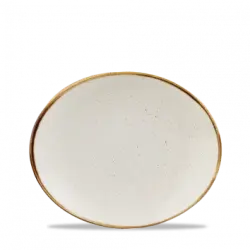 Churchill Stonecast Barley White Orbit Oval Tallrik 19,2cm