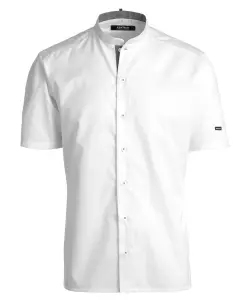 Kock-/serviceskjorta kort ärm - Vit - Kentaur