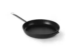 Frying pan cast alum. 240x55mm - bottom 180 mm with s/s handle