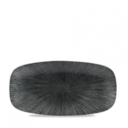 Churchill Studio Prints Agano Black Chefs Oblong Tallrik 29,8x15,3cm