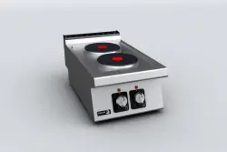 Bänkspis med 2 runda plattor