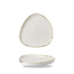 Churchill Stonecast Barley White Triangle Walled Chefs Tallrik 20Cm