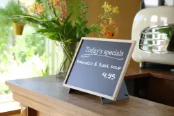 Blackboard - 400x600 mm with stand