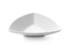 Tapas dish 'Triangolo' - 100x25 mm white porcelain
