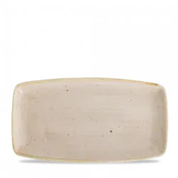 Churchill Stonecast Nutmeg Cream X Squared Oblong Tallrik 34,5cm