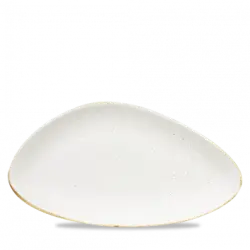 Churchill Stonecast Barley White Triangle Chefs Tallrik 18,8x35,5cm