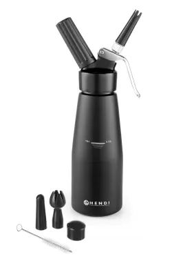 Gräddsifon, 0,5L, svart, Kitchen Line