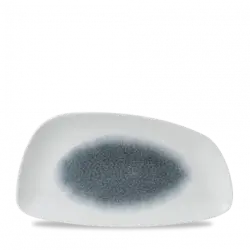 Churchill Raku Topaz Blue Chefs Geo Tallrik 13,5x35cm