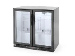 Backbar refrigerator - 2 doors with handle 228 l