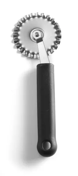 Degskärare räfflad