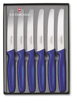 Victorinox - Stekknivset, rund spets 6 st
