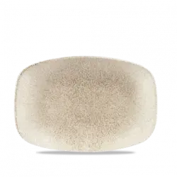 Churchill Raku Agate Grey Chefs Oblong Tallrik 15,7x23,7cm