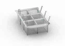 Set med 6 portionskorgar till fritering - iVarios 2-S