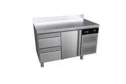Kylbänk med lådor - välj antal lådor - Advance - 1350x700x850mm - Fagor