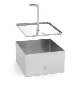 Matlagningsring, kvadratisk,80x80xH45mm, från Hendi