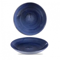 Churchill Stonecast Patina Cobalt Blue Evolve Djup Tallrik 24,8cm