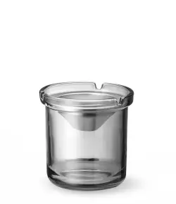 Askfat, glas och rostfritt