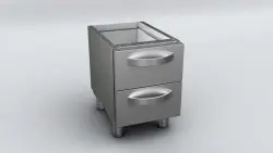 Underrede single med lådor