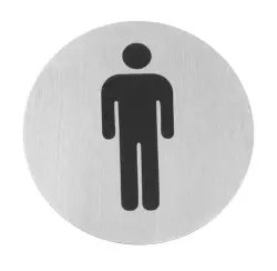 Door sign s/s 18/8 Gentlemen