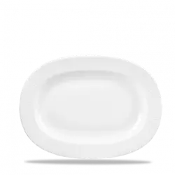 Churchill Bamboo Oval Dish Medium Rimmed 27cm