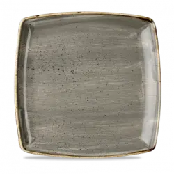 Churchill Stonecast Grey Deep Square Tallrik 26cm