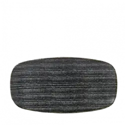 Churchill Studio Prints Charcoal Black Chefs Oblong Tallrik 18,9x35,5cm