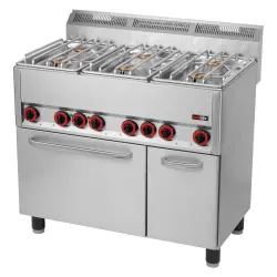 Gasspis 6x 4,5kW med elektrisk varmluftsugn - RM Gastro