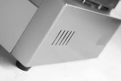 Panini grill single - räfflad topp och slätt botten