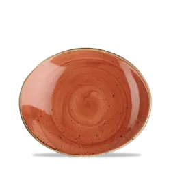 Churchill Stonecast Orange Oval Tallrik 19,2cm