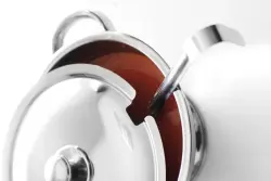 Soup tureen w/lid s/s 3.00 ltr - and spoon