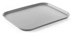 Bricka, grå, i plast från Hendi