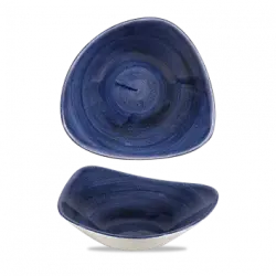 Churchill Stonecast Patina Cobalt Blue Lotus Bowl 23,5cm