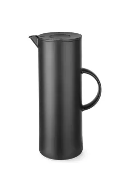 Vacuum jug - black 1 l PP with push button