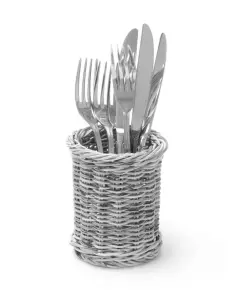 Cutlery basket - 80x120 mm stone wash PP