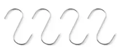 Slaktkrok 90x4 mm - set om 4 Hendi