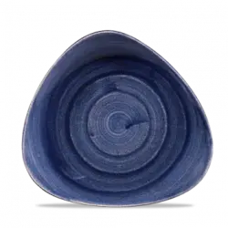 Churchill Stonecast Patina Cobalt Blue Lotus Tallrik 22,9cm
