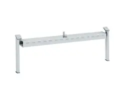 Brygga med ljus, keramiska värmelampor och fyrkantig fot - till snedställt glas