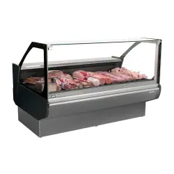 Kyldisk Europa rak front, 1250x1285x1310mm, med kylförvaring under