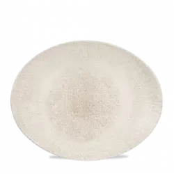 Churchill Raku Agate Grey Orbit Oval Tallrik 32,4cm X 26,5cm