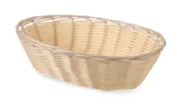 Bread basket oval 23x15x6.5 cm - polyrattan