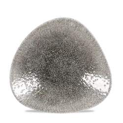Churchill Raku Quartz Black Triangle Shallow Bowl 26,7x27,2cm