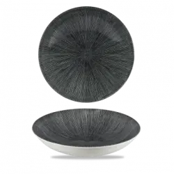 Churchill Studio Prints Agano Black Evolve Djup Tallrik 24,8cm